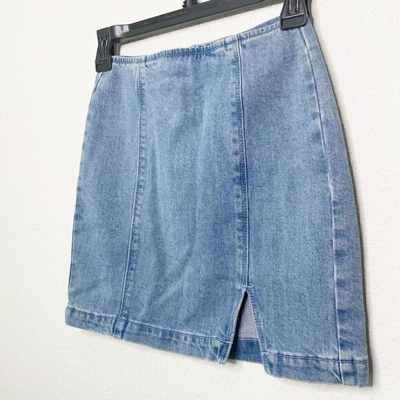 Pacsun Women’s Denim Short Mini Jean Skirt Size 23 - Picture 2 of 7